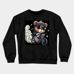 Biker bear Crewneck Sweatshirt